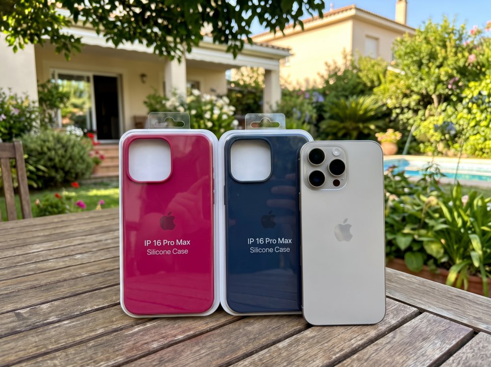 Funda de silicona para iPhone 16 Pro Max