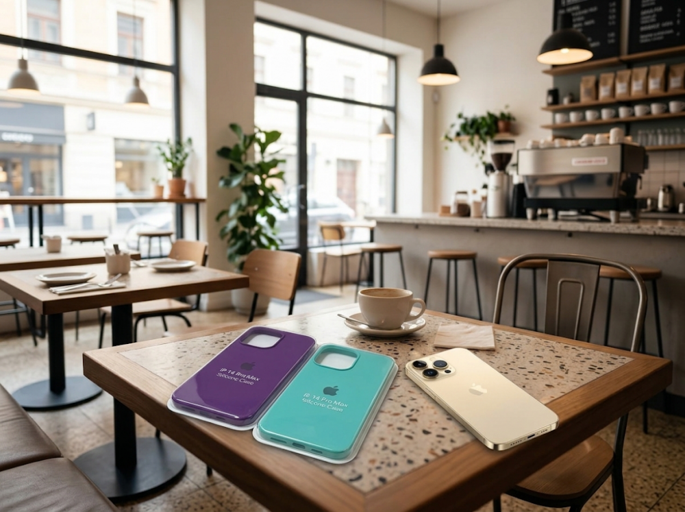Funda de silicona para iPhone 14 Pro Max